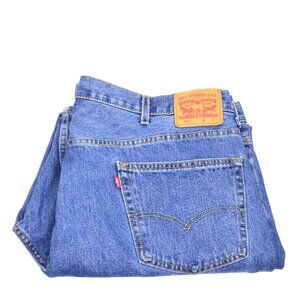 Levi's 550 Men's Size W46 L34 Blue Loose Straight Fit Denim Jeans